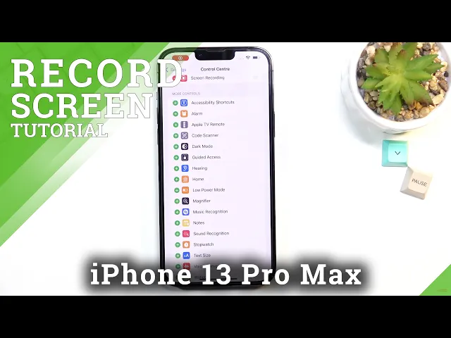 Video thumbnail for How to Record Screen on iPhone 13 Pro Max – Use Screen Recorder Feature