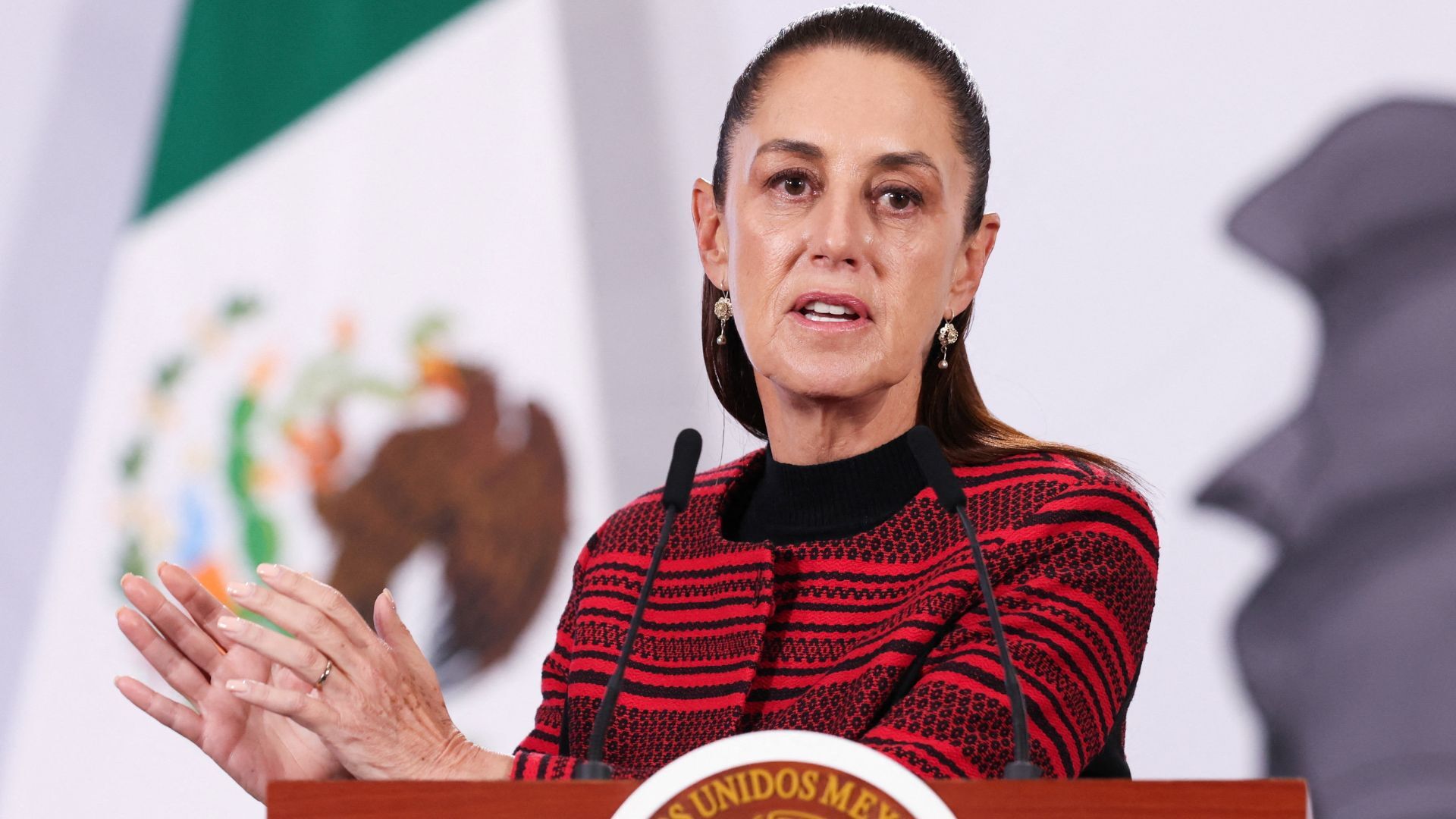 Video thumbnail for Mexico’s Claudia Sheinbaum denies reports of CIA operations against cartels