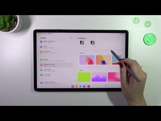 Video thumbnail for How to Change Wallpaper on SAMSUNG Galaxy Tab S9 FE+?