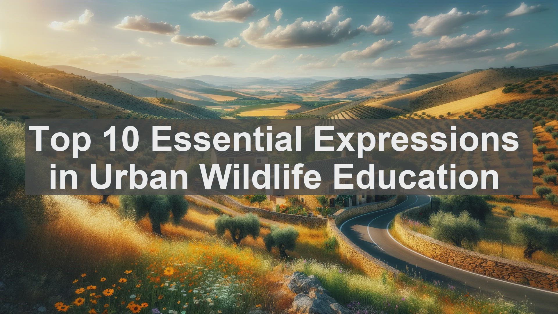 'Video thumbnail for Top 10 Essential Expressions in Urban Wildlife Education'