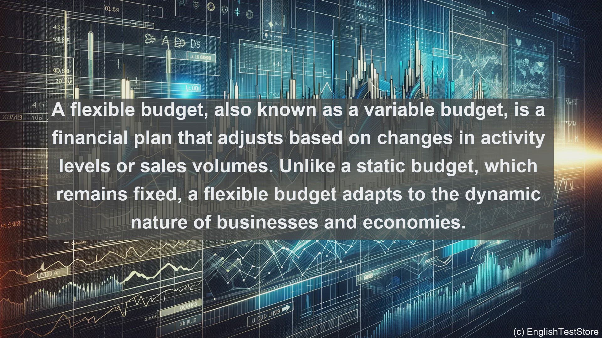 'Video thumbnail for Flexible budget in economics and finance'