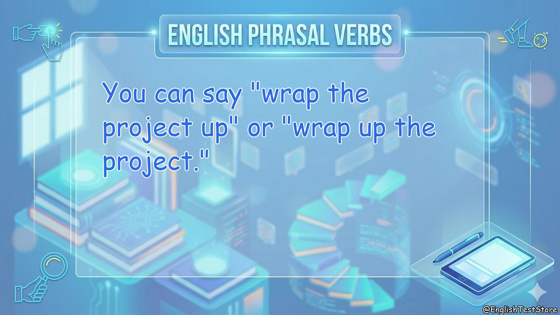 Wrap sth up の意味 例文 使い方 - 無料英語レッスン