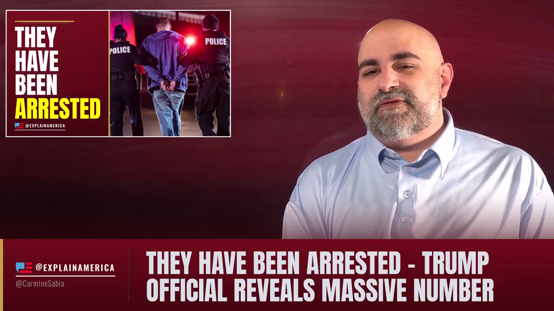 Video thumbnail for THEY HAVE BEEN ARRESTED - Trump Official Reveals Massive Number