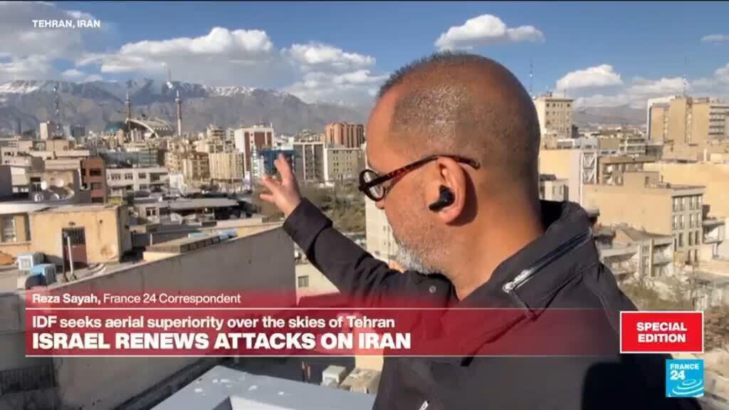 Video thumbnail for Israel renews attacks on Iran: IDF announces more strikes on Tehran