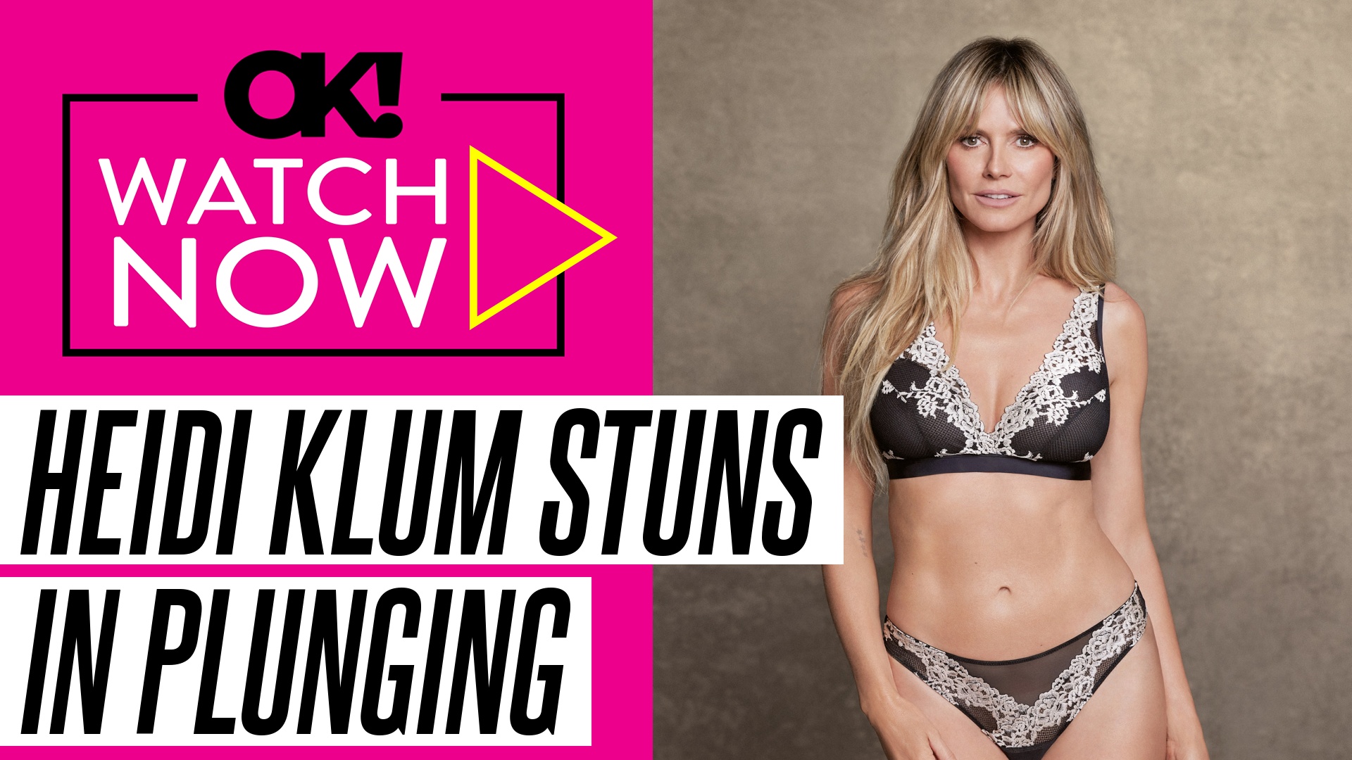 'Video thumbnail for Heidi Klum Takes the Plunge in Busty Dress for 'Project Runway' Finale: Watch'