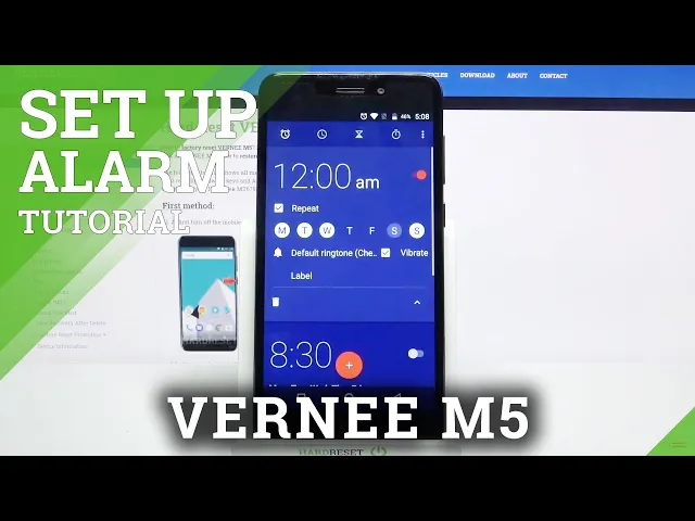 Video thumbnail for How to Add Alarm Clock in Vernee M5 - Set Up an Alarm Clock