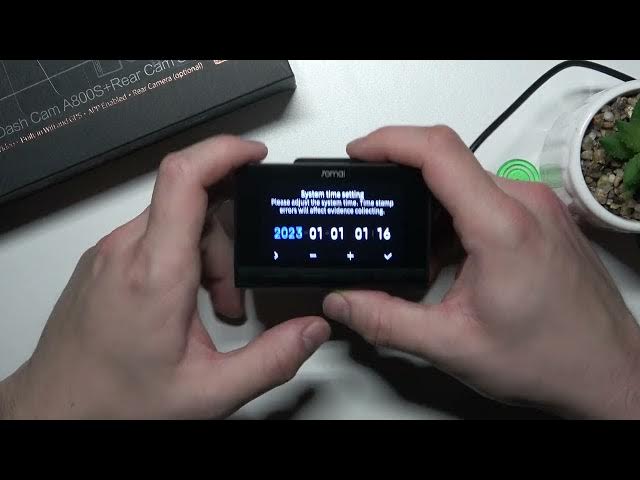 Video thumbnail for How to Change Date & Time in XIAOMI 70mai DashCam A800 – Manage Time Zone Settings