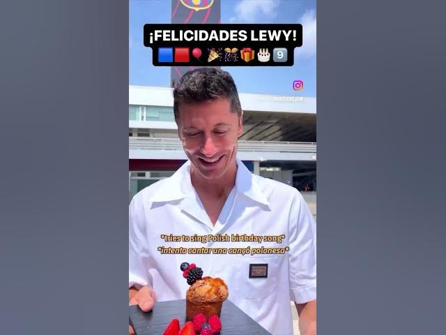 Video thumbnail for 🟦🟥 Este miércoles el 9️⃣ del FC Barcelona cumple años ¡FELICIDADES! #fcbarcelona  #lewandowski