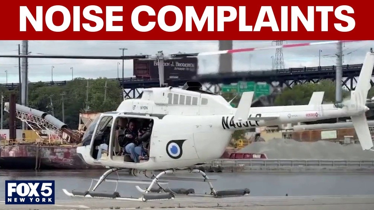 Video thumbnail for NJ residents complaining about helicopter noise