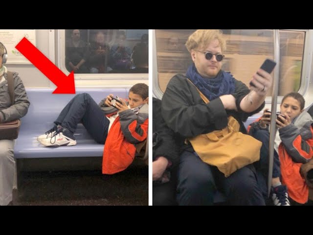 Video thumbnail for A Man Teaches a Rude Teenager a Lesson on the Subway