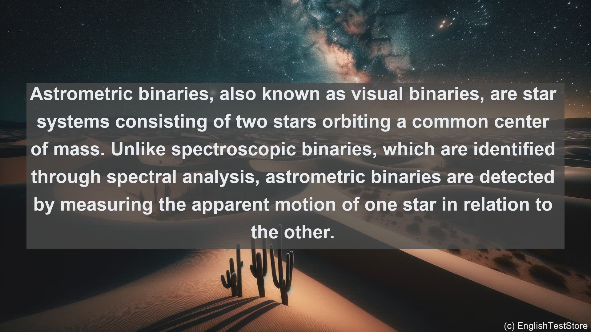 'Video thumbnail for Astrometric binary in science  definition and examples'