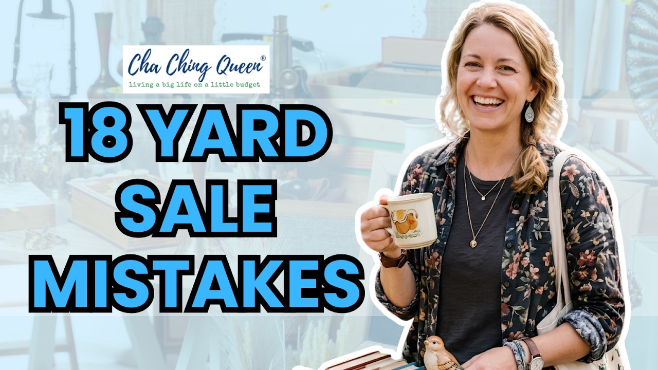 Video thumbnail for Selling Your Stuff 18 Yard Sale Mistakes You Can’t Afford to Make