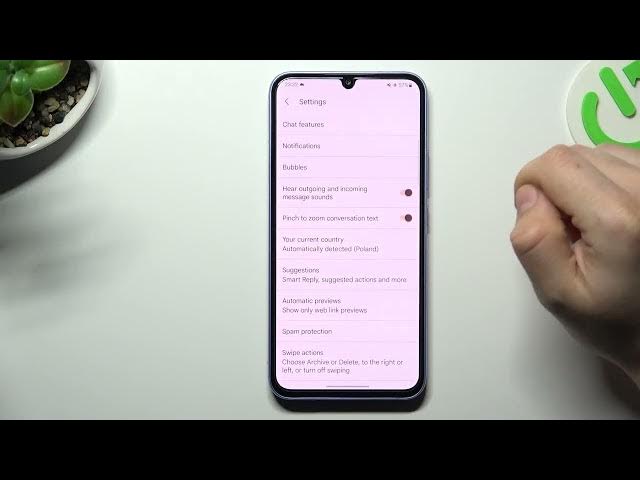Video thumbnail for How To Enable & Disable SMS Delivery Report Samsung Galaxy A34 5G