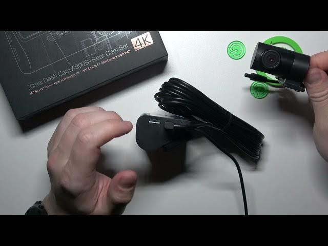 Video thumbnail for How to Connect Rear Camera on XIAOMI 70mai DashCam A800S – Manual Camera Connection