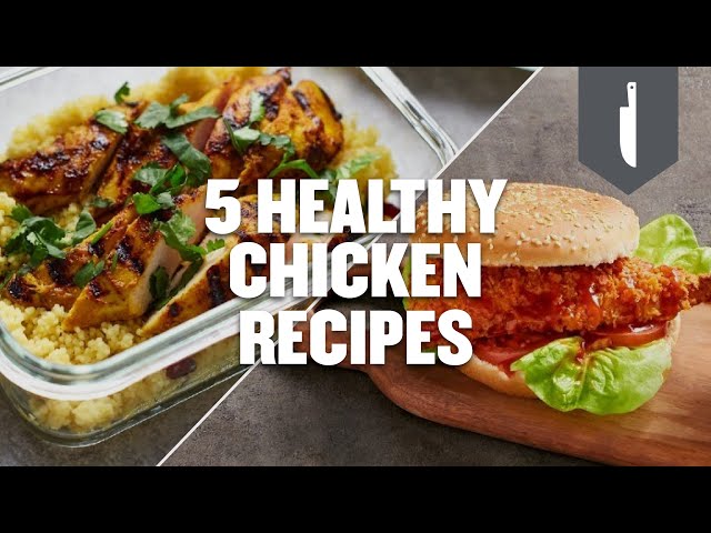 Video thumbnail for 5 Healthy Chicken Recipes | Quick & Easy Ideas | Myprotein