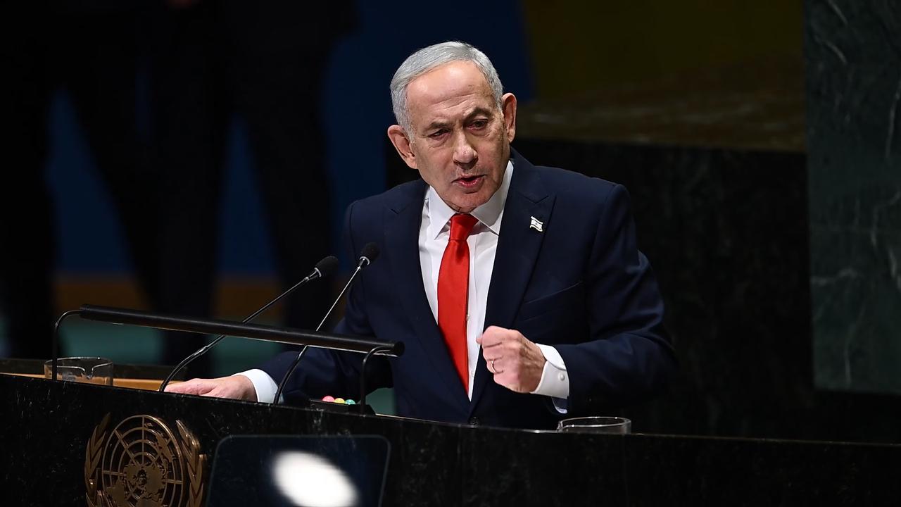 Video thumbnail for NY: Benjamin Netanyahu of Israel Mentions NYC Mayor Mamdani In Speech At United Nations General Assembly - Day 4.
