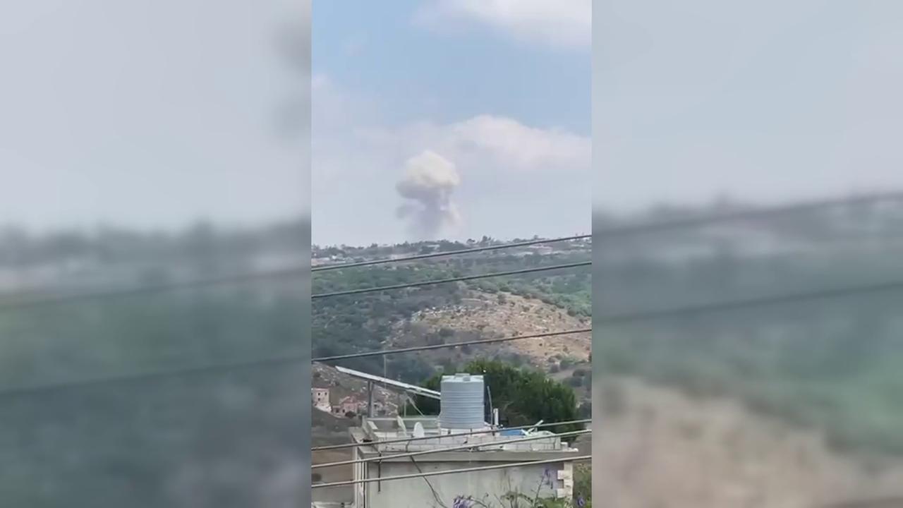 Video thumbnail for Lebanon: Blast Reported in Bint Jbeil in Southeren Lebanon.