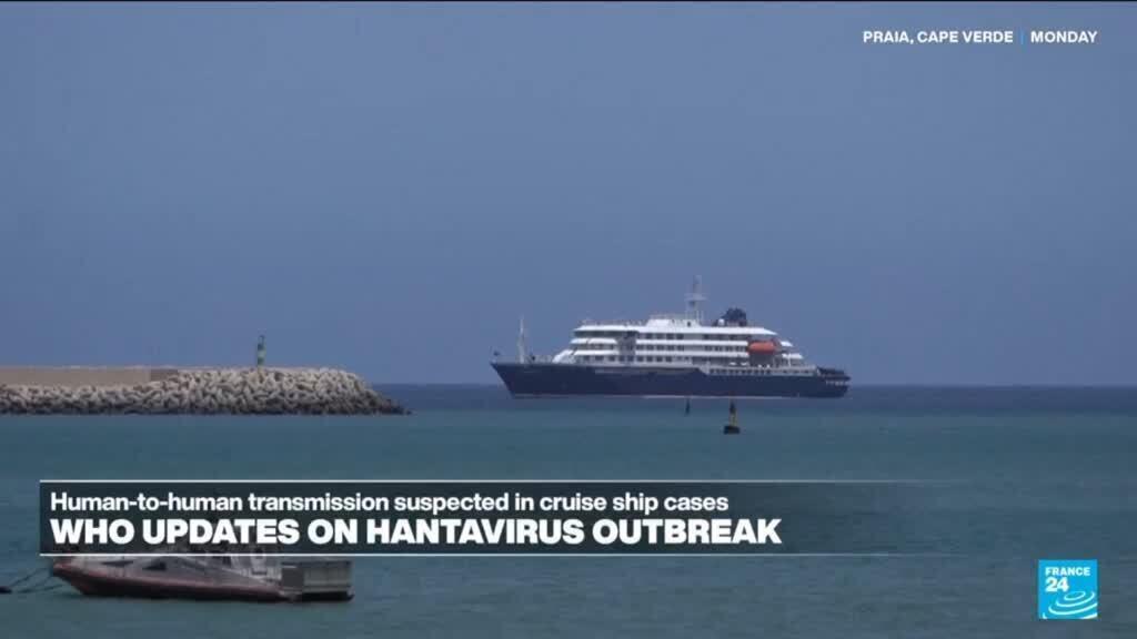 Video thumbnail for Human-to-human hantavirus transmission suspected on cruise ship