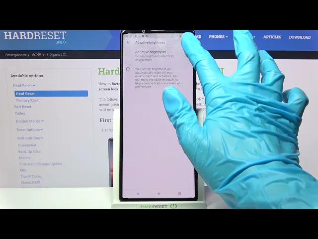 Video thumbnail for How to Enable Adaptive Screen Brightness in Sony Xperia 1 III - Turn Off Auto Brightness