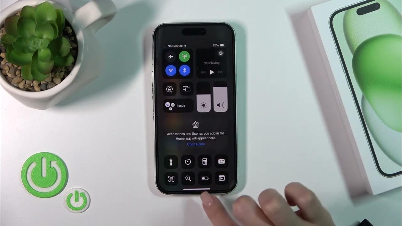 Video thumbnail for How To Edit Control Center Panel Shortcuts On iPhone 15