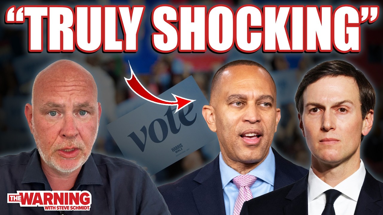 Video thumbnail for Hakeem Jeffries Owes America an Explanation | Steve Schmidt