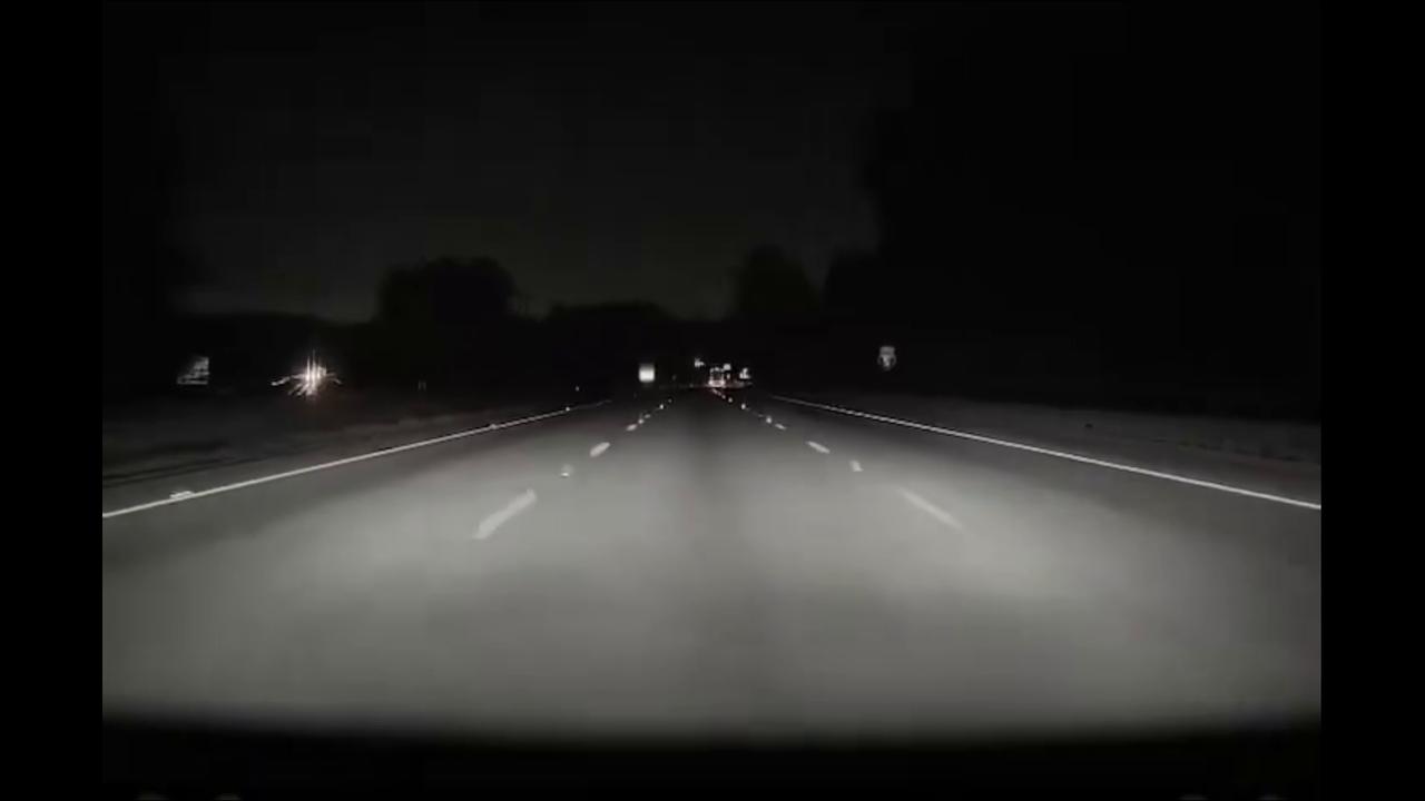 Video thumbnail for US: Bright Perseid Fireball Streaks Across Night Sky Over Washington Highway.