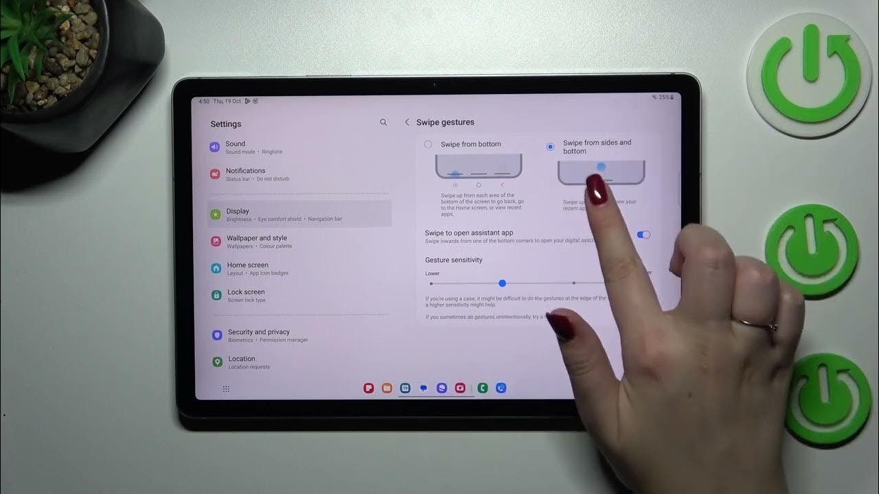 Video thumbnail for How to Set Gestures Navigation on Samsung Galaxy Tab S9 FE