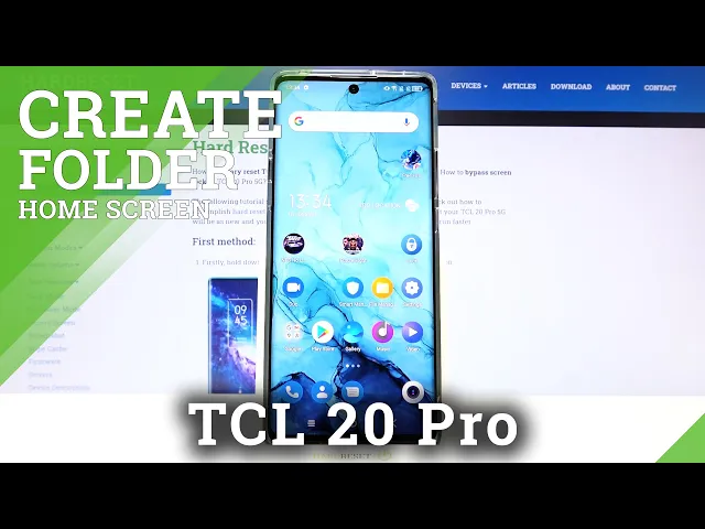 Video thumbnail for How to Create Folders on Home Screen on TCL 20 Pro 5G – Add New Screen Folder