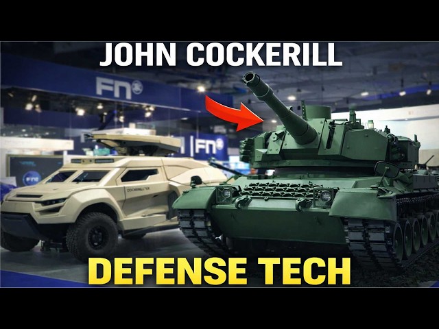 Video thumbnail for Belgium's John Cockerill Reveals New Defense Technologies at BEDEX 2026