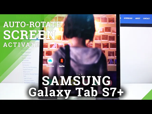 Video thumbnail for How to Turn On / Off Rotate Screen in Samsung Galaxy Tab S7+?