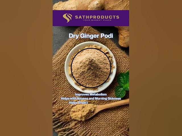 Video thumbnail for Benefit of Dry Ginger Podi