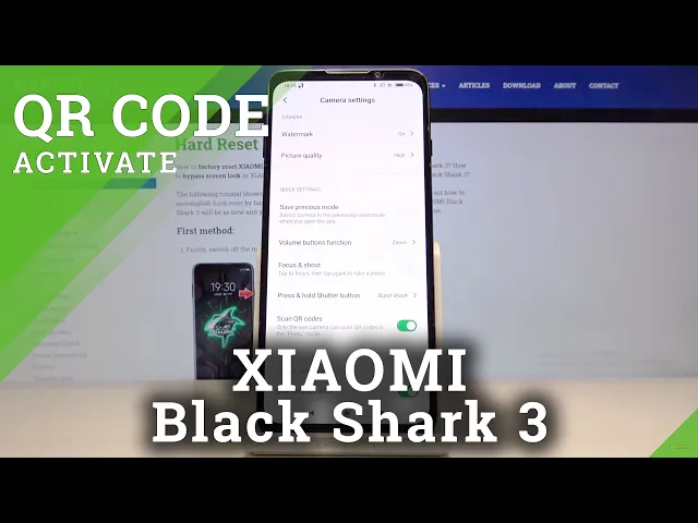 Video thumbnail for How to Enable QR Scanning in XIAOMI Black Shark 3 – Camera QR Scanner