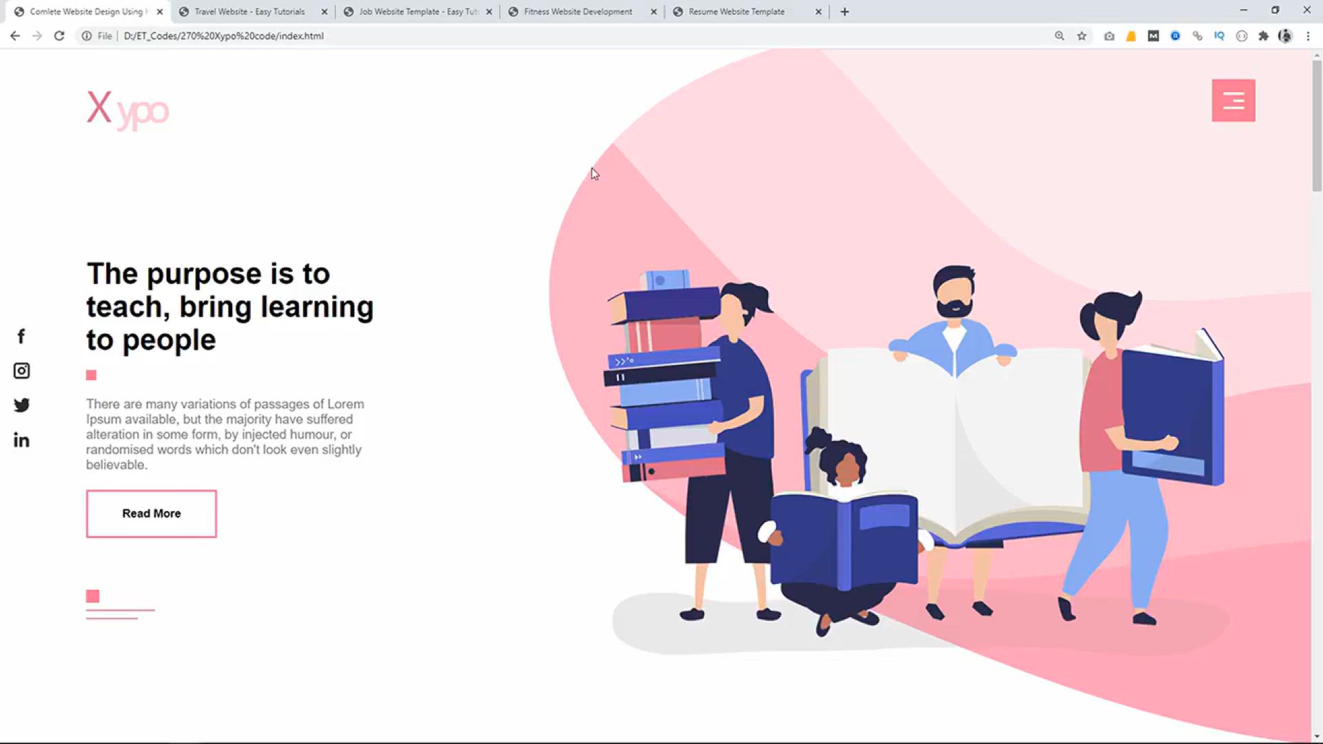'Video thumbnail for Top 5 Complete Website Design Tutorials Using HTML And CSS 2023'