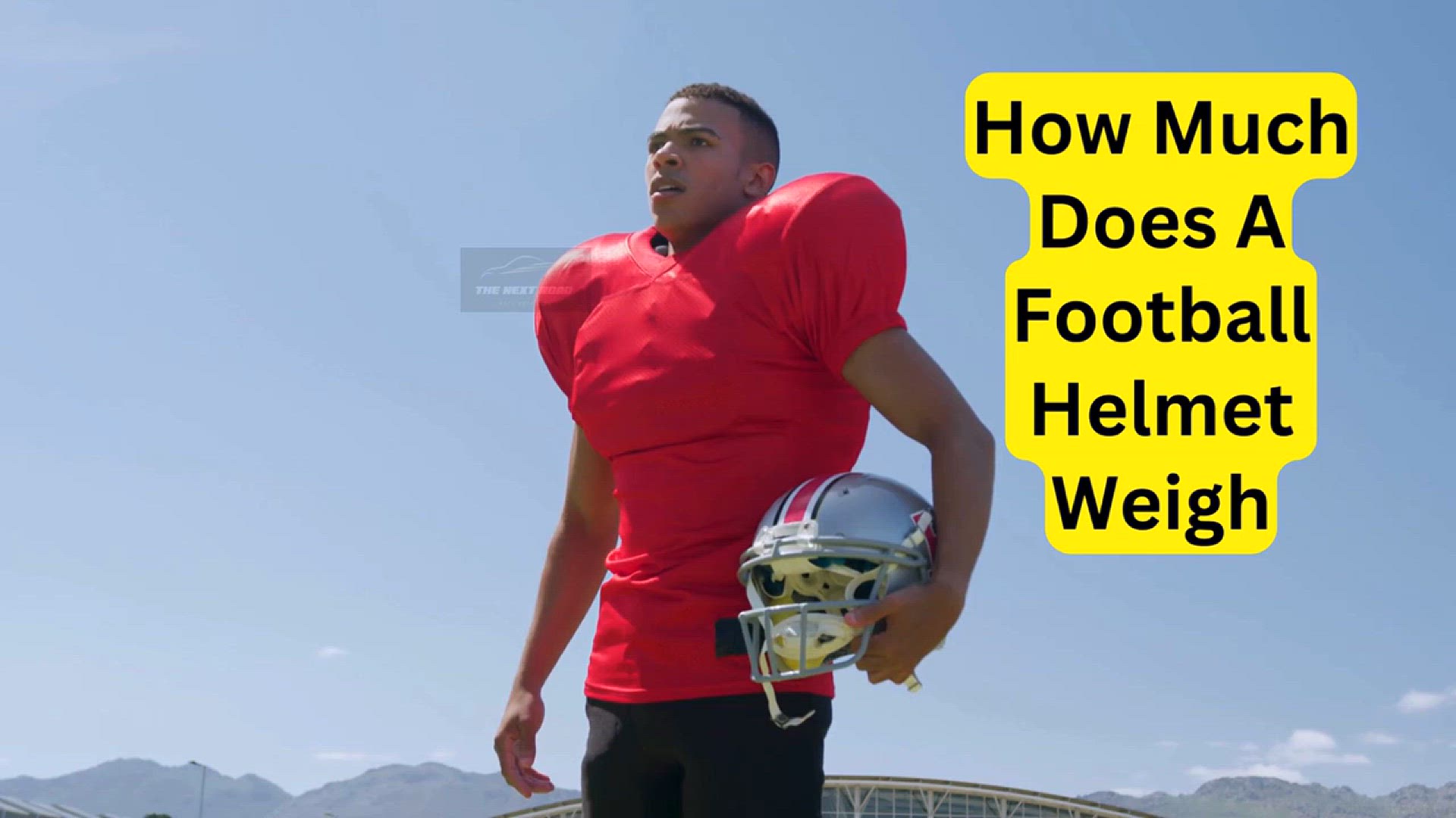 'Video thumbnail for How Much Does A Football Helmet Weigh'