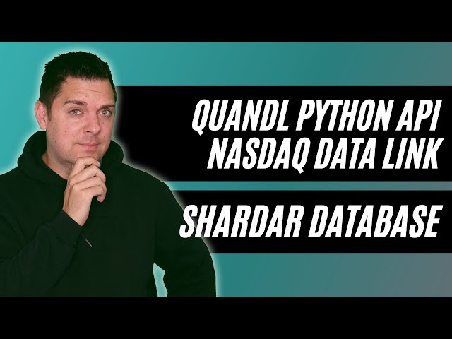 Video thumbnail for Get Historical Price Data Using Quandl & Sharadar