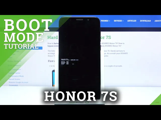 Video thumbnail for How to Open Boot Mode in HONOR 7S– Activate Boot Mode