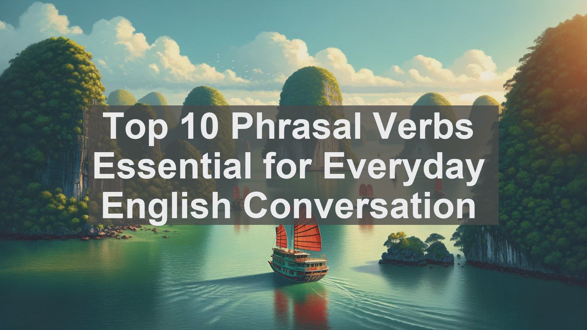 'Video thumbnail for Top 10 Phrasal Verbs Essential for Everyday English Conversation'