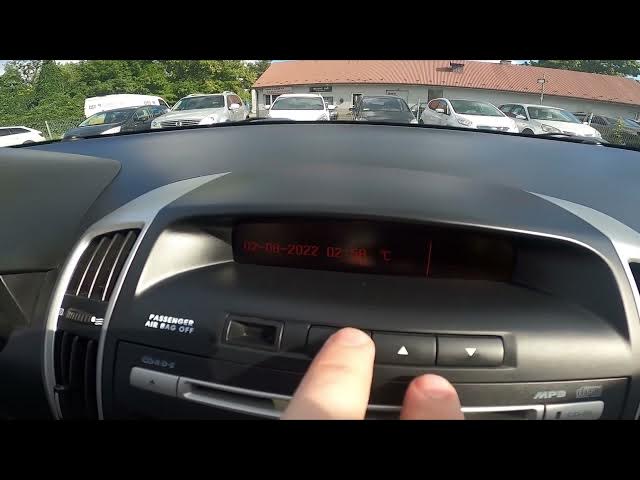 Video thumbnail for How to Change System Time on Dashboard in Kia Ceed I ( 2006 – 2012 ) - Change Date and Time