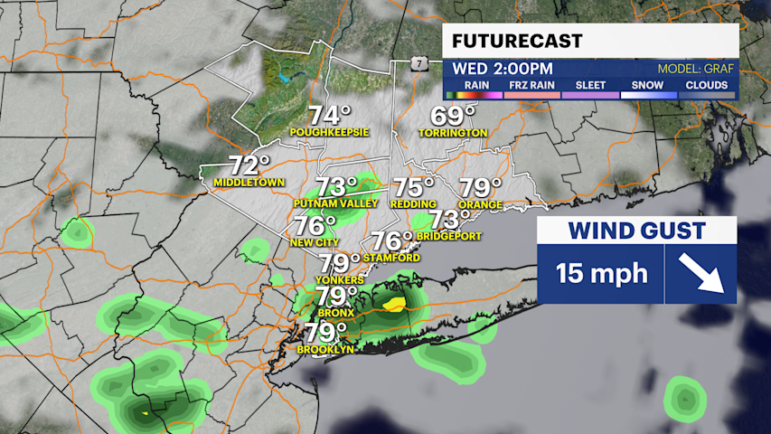 Video thumbnail for Record highs possible today in Connecticut ahead of afternoon showers