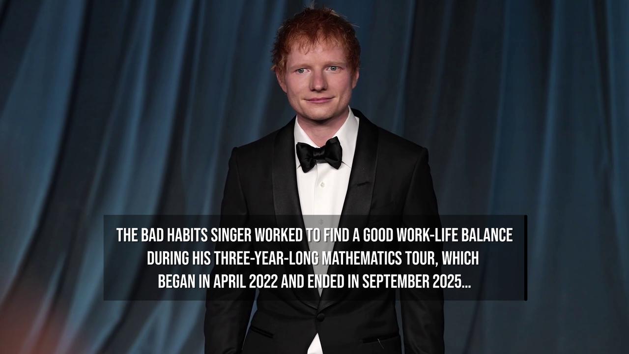Video thumbnail for NEWS OF THE WEEK: Ed Sheeran teases hiatus from music to 'do the dad thing'.