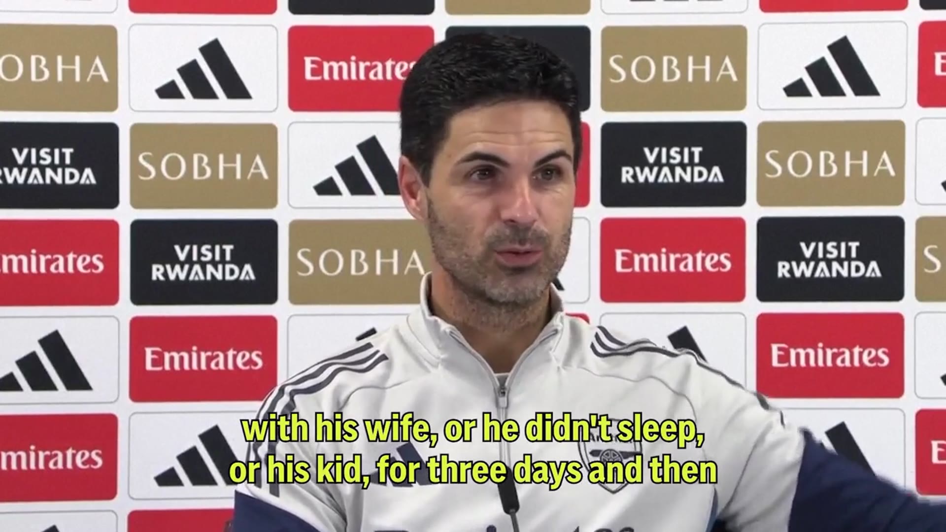 'Video thumbnail for ‘Astronomical!’ Arteta hails Saka’s numbers ahead of 200th appearance'