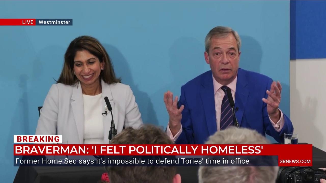 Video thumbnail for WATCH: Nigel Farage astounded by Christopher Hope's blunt admission about Suella Braverman
