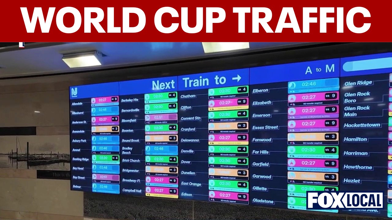 Video thumbnail for NJ Transit service back at Penn Station after massive World Cup crowd