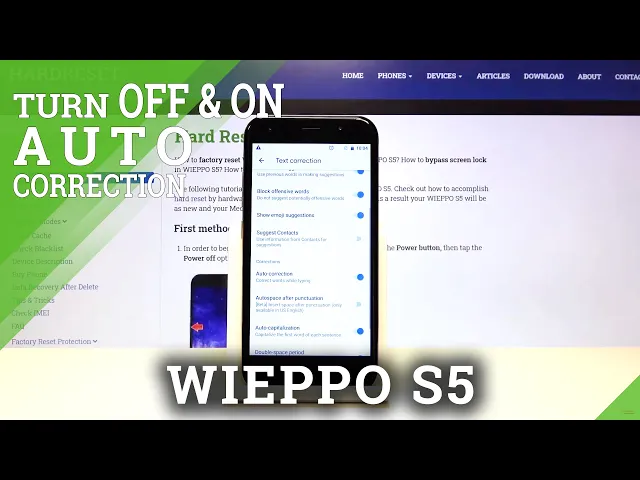 Video thumbnail for How to Manage Text Corrections on WIEPPO S5