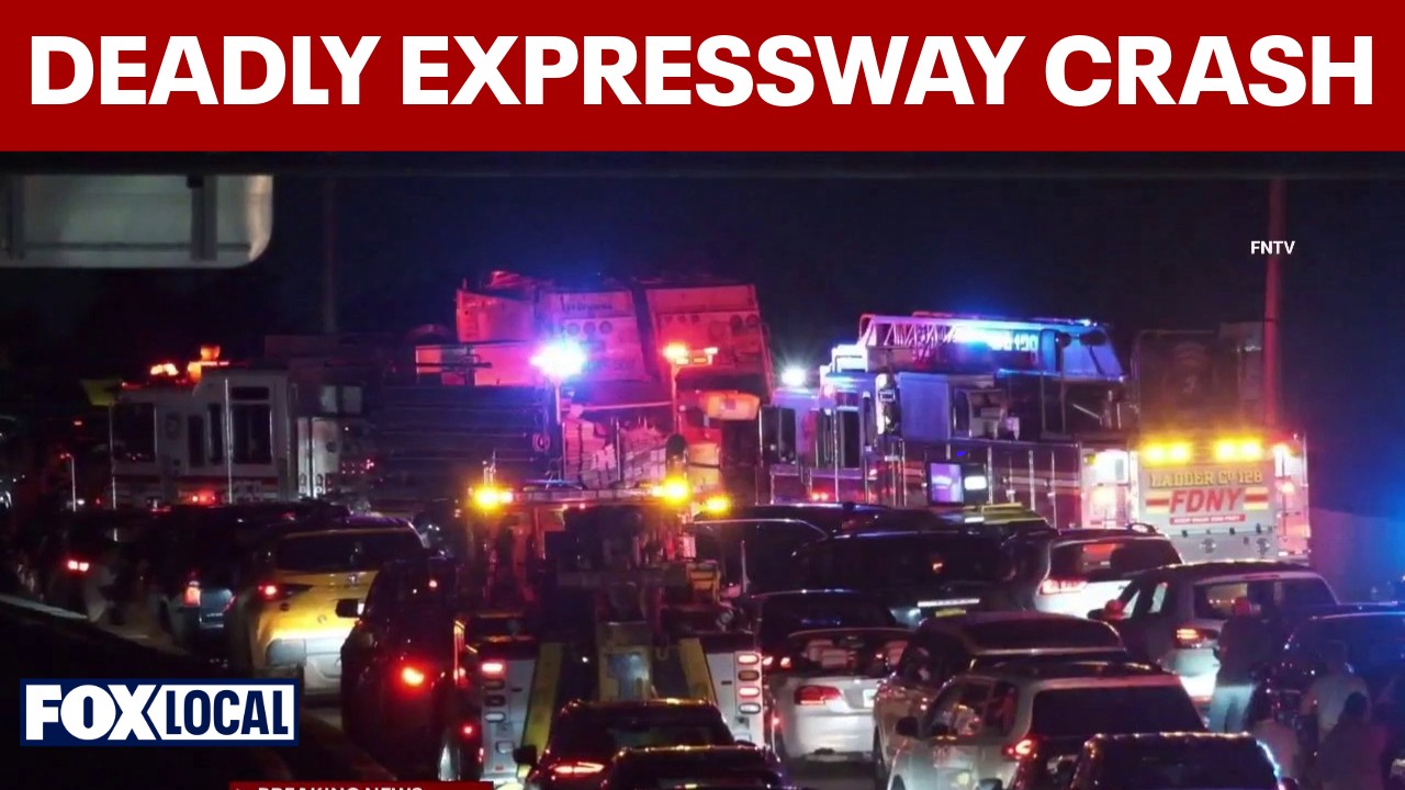 Video thumbnail for 2 dead, 18 injured in Long Island Expressway crash in Queens