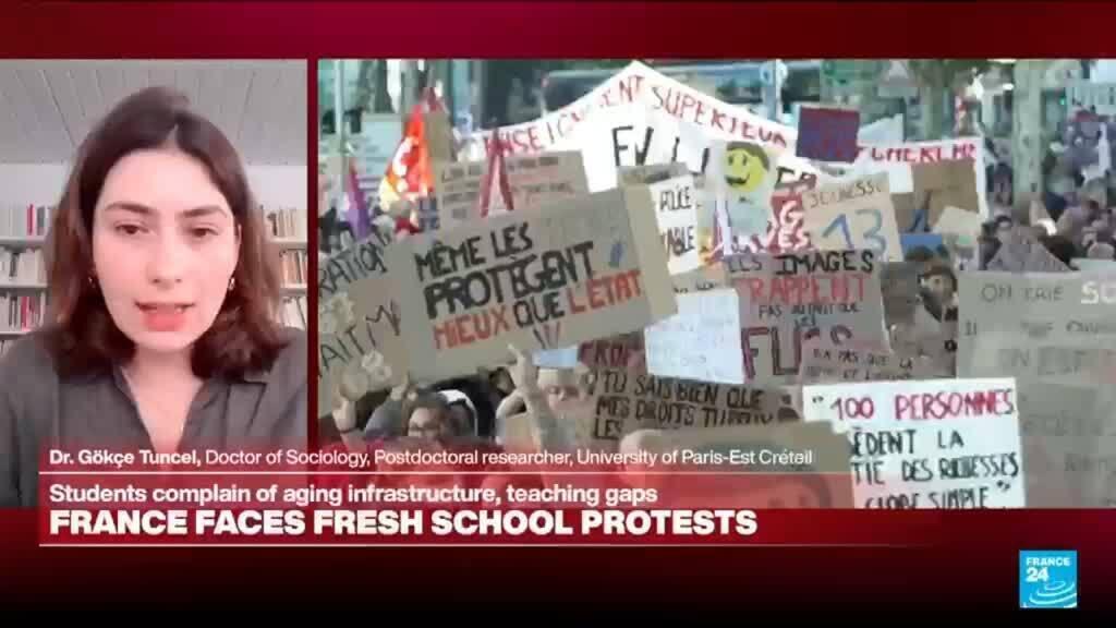 Video thumbnail for ‘Not a problem of short-term solutions’: French students demand structural change, better conditions