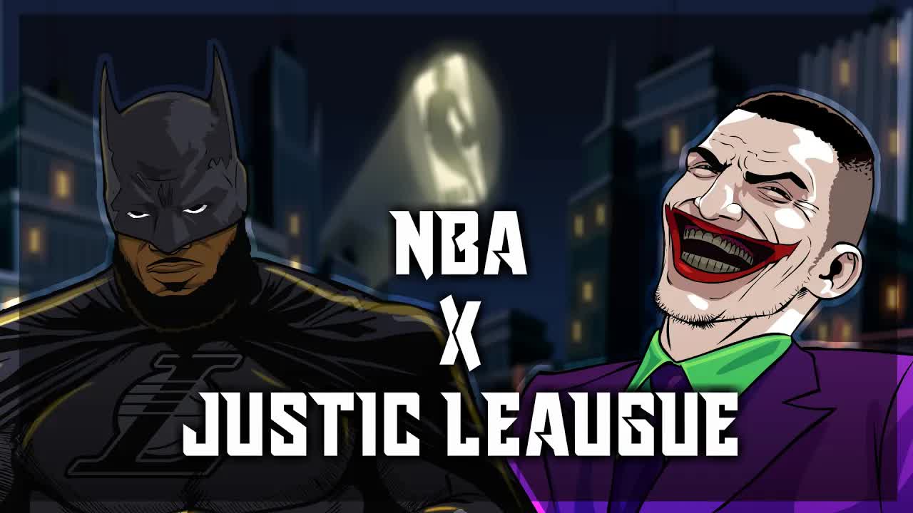 Video thumbnail for heatcheck: nba meets justice league to fight the joker