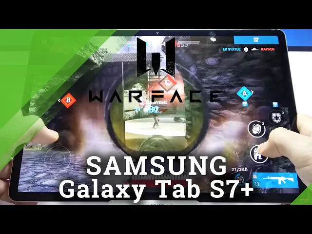 Video thumbnail for Samsung Galaxy Tab S7+ Warface: Global Operations - Short Gameplay and Gaming Experience Test