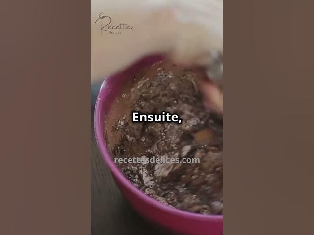 Video thumbnail for Dessert au Chocolat Rapide Sans Cuisson