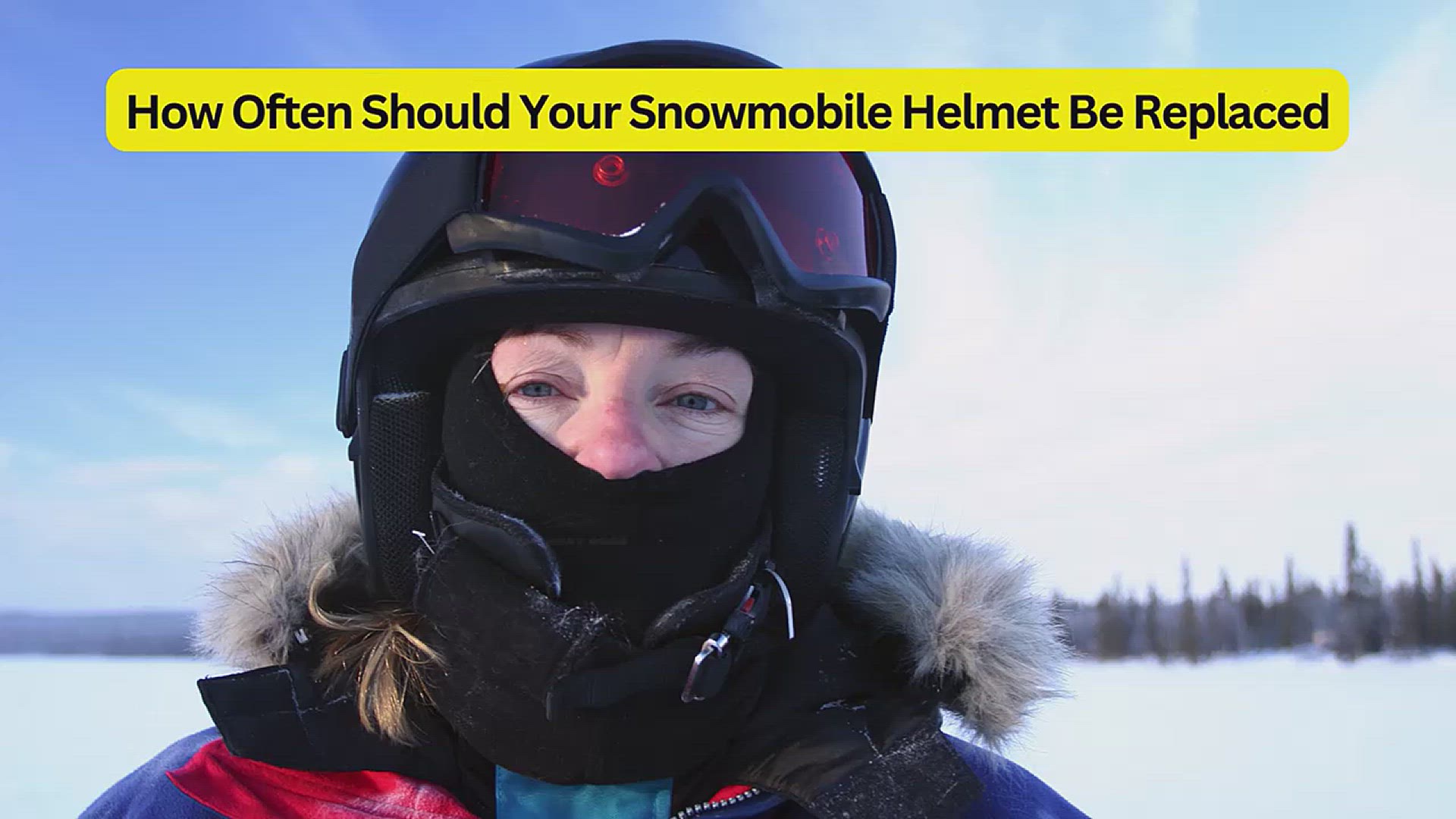 'Video thumbnail for How Often Should Your Snowmobile Helmet Be Replaced'